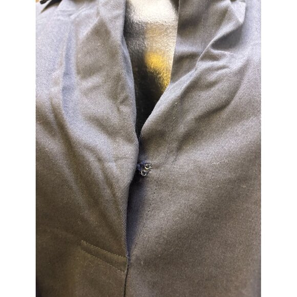 NWT Victoria Dunn Blue Scalloped Hem Dress With Belt S - Picture 7 of 8